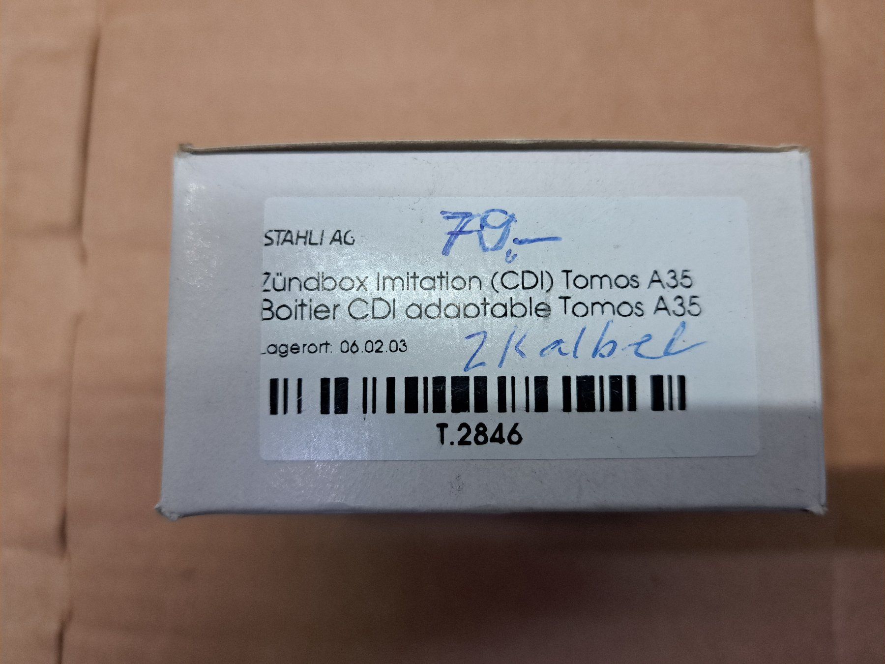 Tomos Ciclomotori: Tomos Zündbox CDI Zündspule – Nuovo e nell'imballaggio originale da Oberägeri venduto da 455 4
