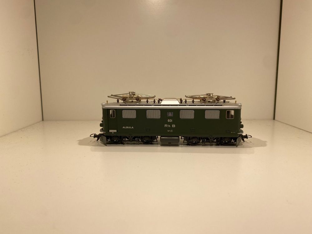 Bemo Modelleisenbahnen: BEMO 1250 121 RhB Ge 4/4 I 601 "Albula" – Neu (gemäss Beschreibung) aus Wettingen von Moba.Blum 2
