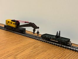 L2399: Kranwagen mit Beiwagen (Spur N)