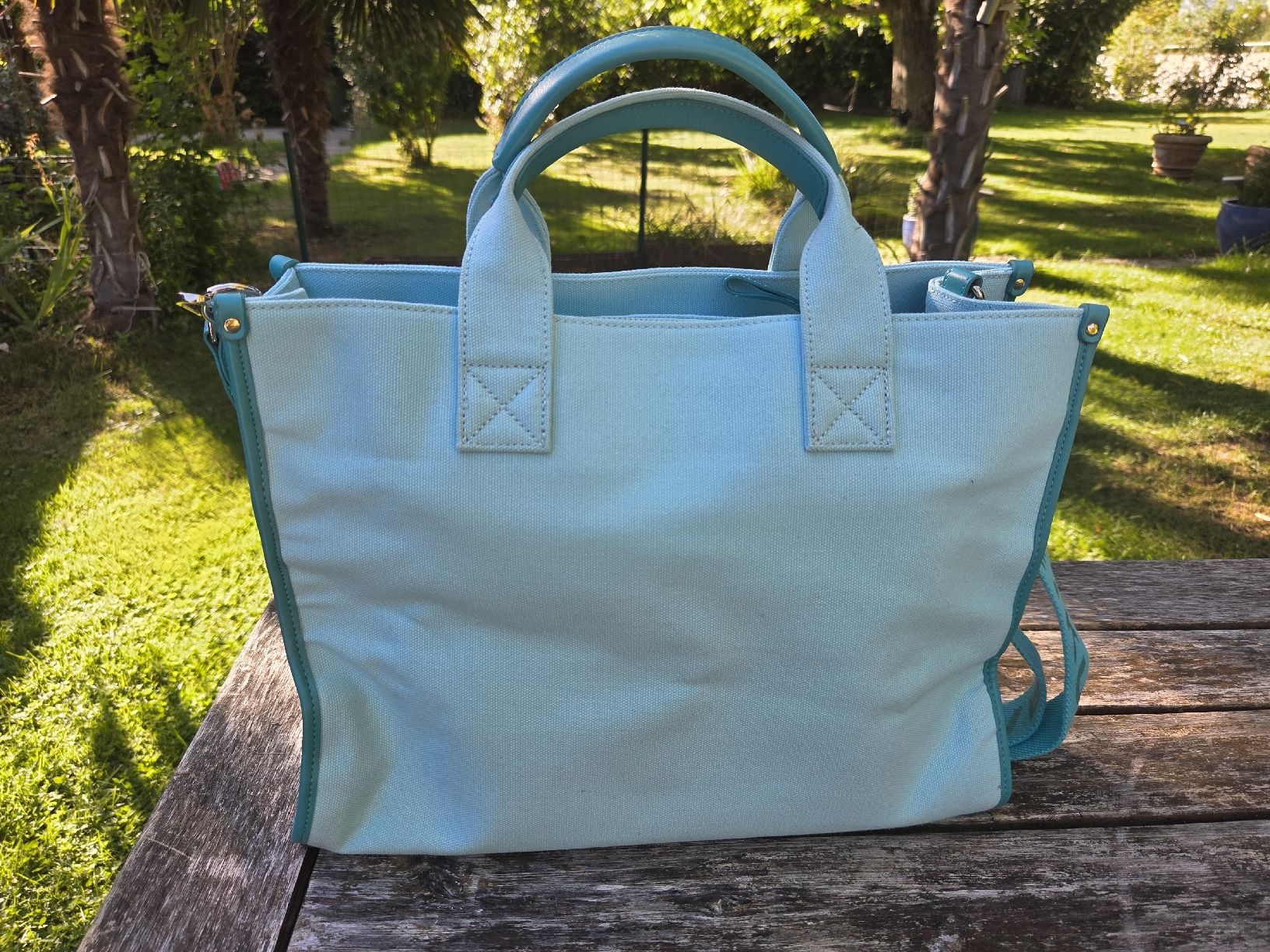Borse da donna: KUVÉ grosse Handtasche Türkis – Usato da Eglisau venduto da ixia_ixia 2