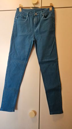 Pantaloni azzurri tg.42 cotone