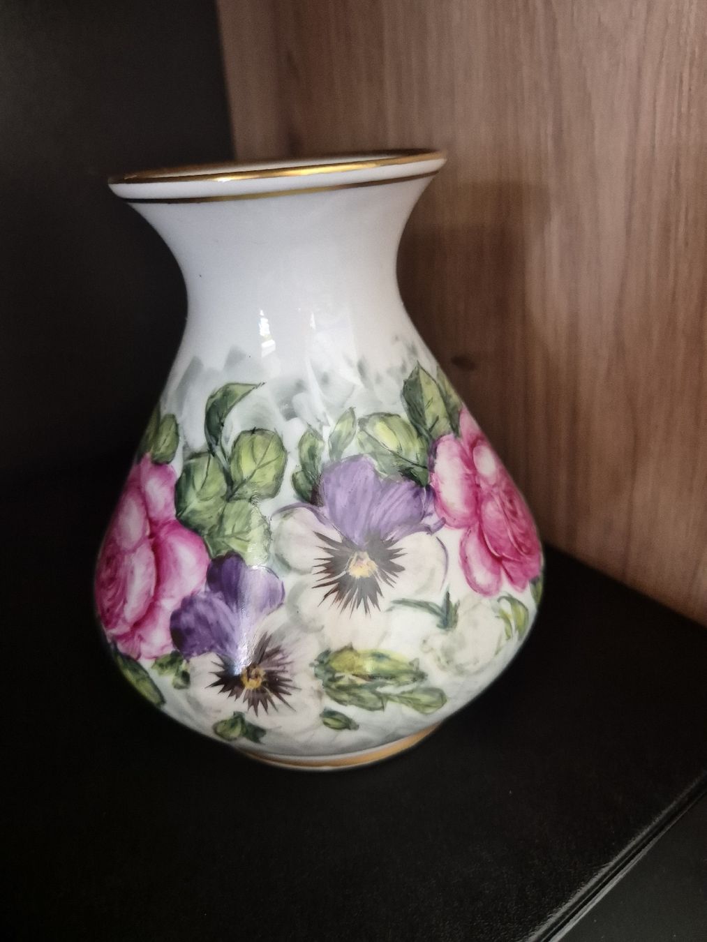 Vasen & Gefässe: Handbemalte Blumenvase, Goldrand, Bavaria – Gebraucht aus Eschlikon TG von zuzanka80 1