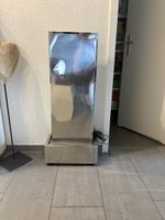 Edelstahl Zimmerbrunnen rechteckig glänzend neuwertig