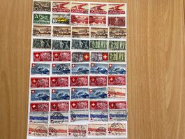55 timbres BELLES OBLIT. dès 10.-