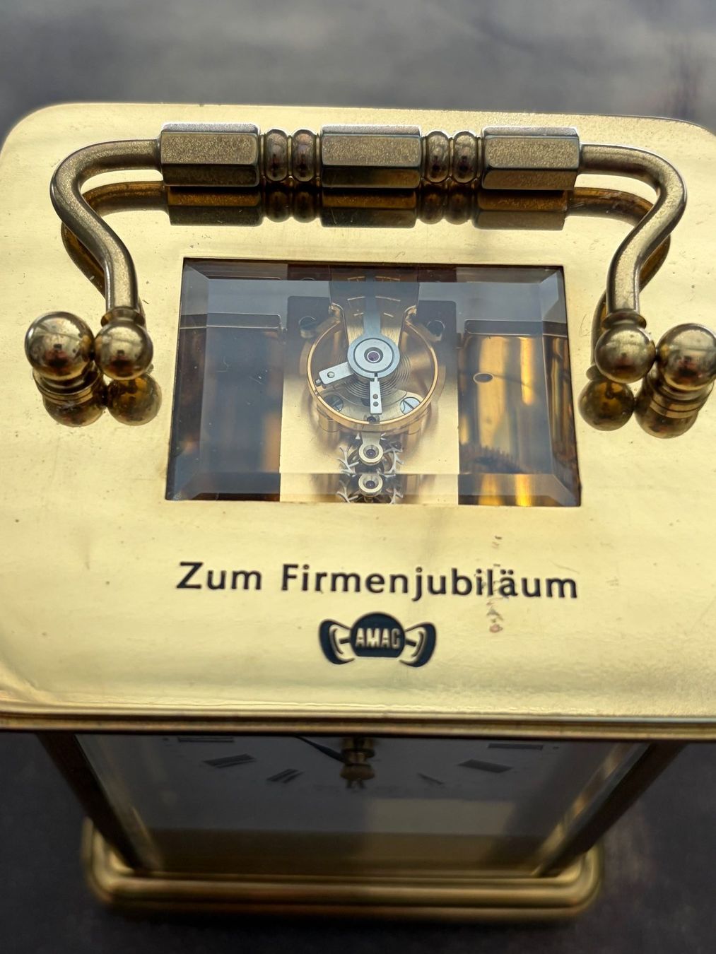 Orologi da terra & Orologi da parete: Matthew Norman Tischuhr (funktionsfähig) – Usato da Zürich venduto da Airflow22 2