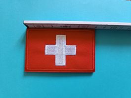 Grosses Schweizer Kreuz Aufnäher Klett Badge Schweiz Suisse