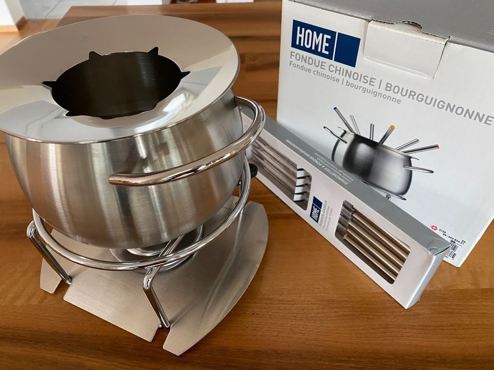 Fondue Chinoise Set komplett mit Gabeln neu Kaufen auf Ricardo