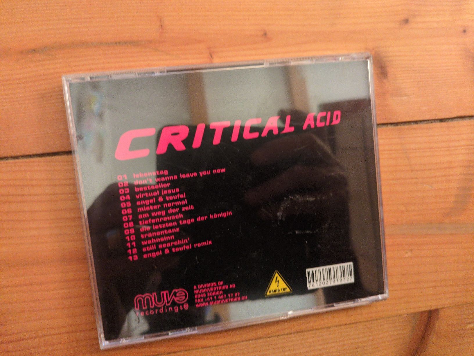 CDs: Critical Acid "Tiefenrausch" CD – D'occasion à Matten b. Interl par simkli 1