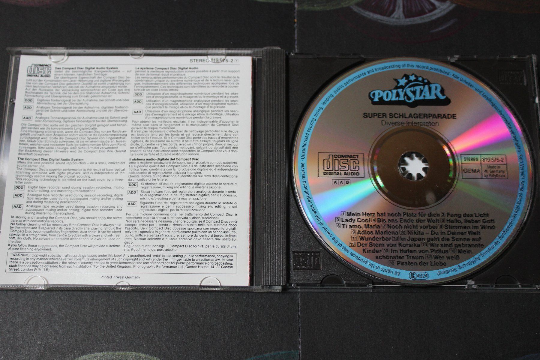 CD: SUPER-SCHLAGERPARADE CD!!!!!!!!!!!!!!!!! – Usato da Tübach venduto da JamesStone 2