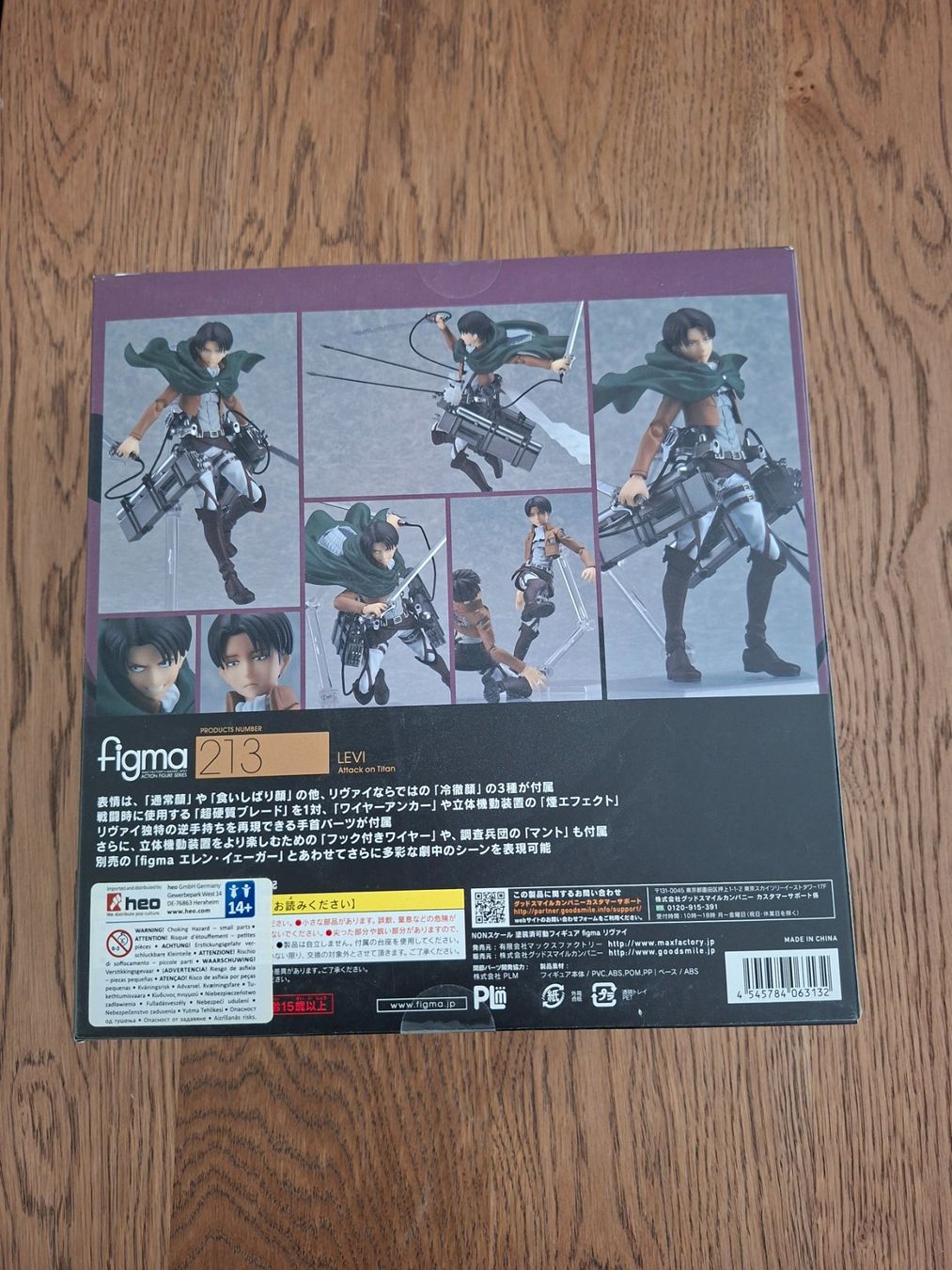 Statuette: Figma Levi Attack on Titan – Nuovo e nell'imballaggio originale da Langenthal venduto da kevmor 2