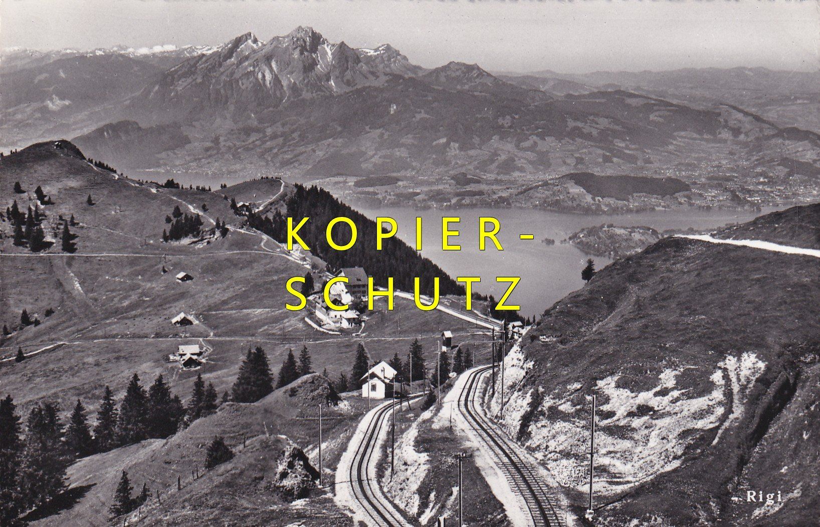 Cartoline postali: Rigi - Berghaus Rigi-Staffel /bo – Usato da Hombrechtikon venduto da Rudolf07