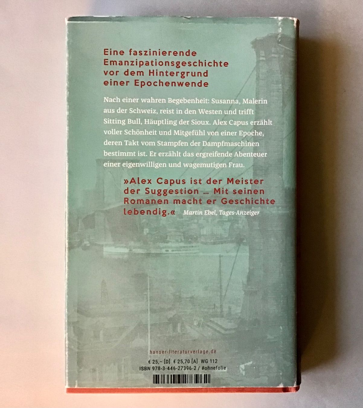 Libri: Alex Capus: Susanna - Roman – Usato da Bubendorf venduto da Alpenheidi 1