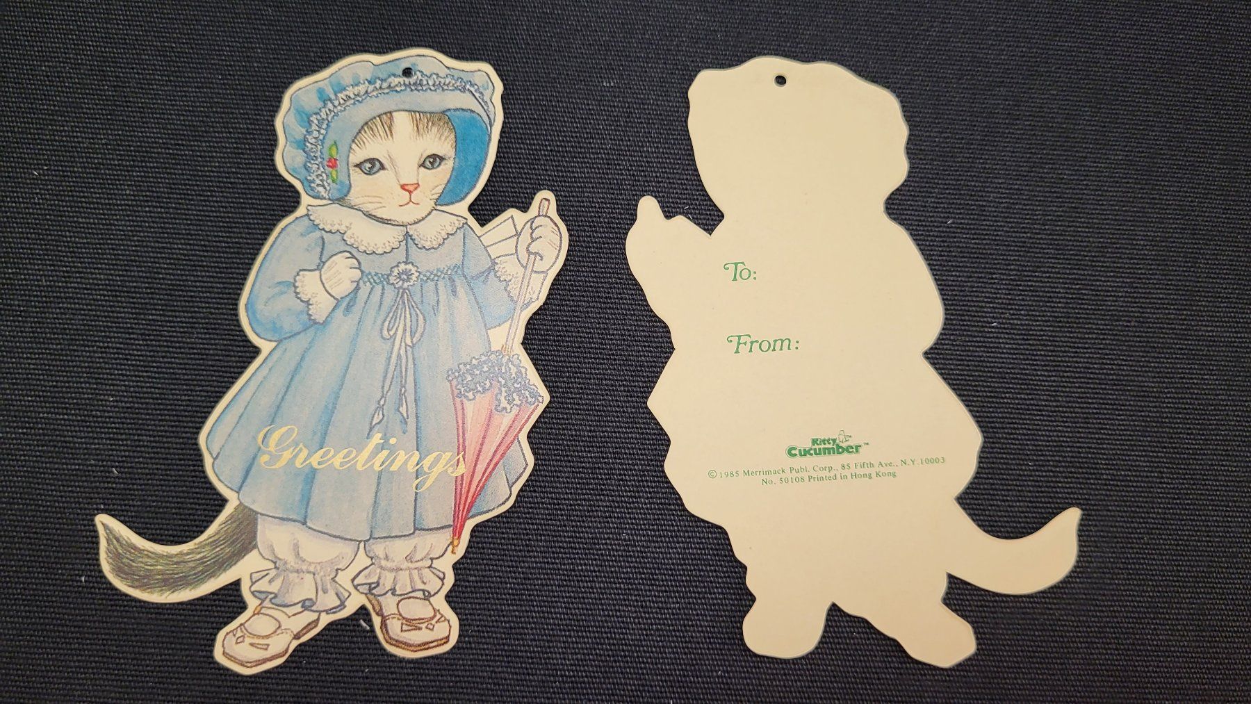 Cartoline: Gruss-Kärtli "Kitty Cucumber's Friend Ellie" – Nuovo e nell'imballaggio originale da Basel venduto da spinne02 6