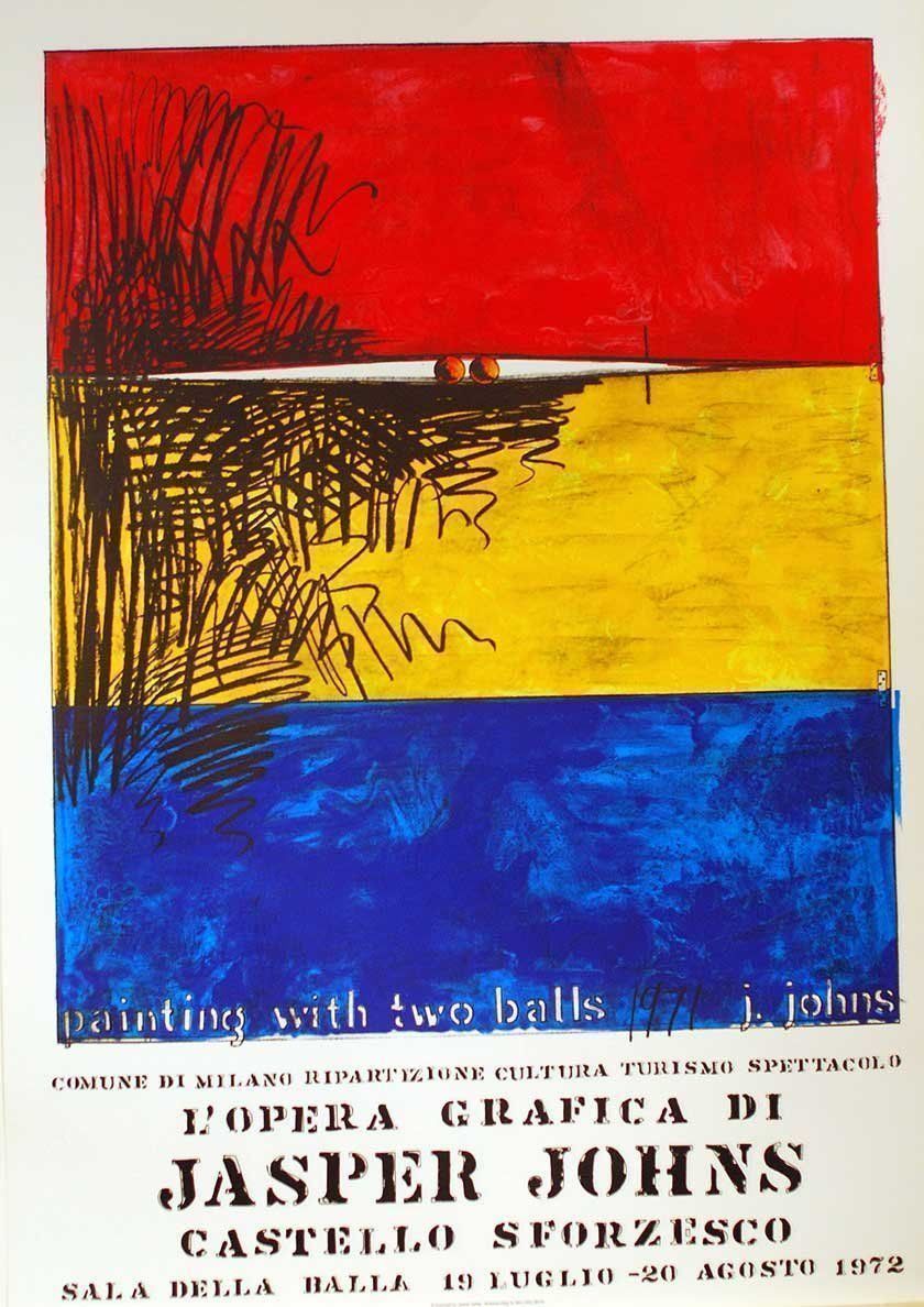 Foto & Immagini: Jasper Johns, painting with two balls – Nuovo (secondo la descrizione) da Bern venduto da Vintage-Art-Poster 2