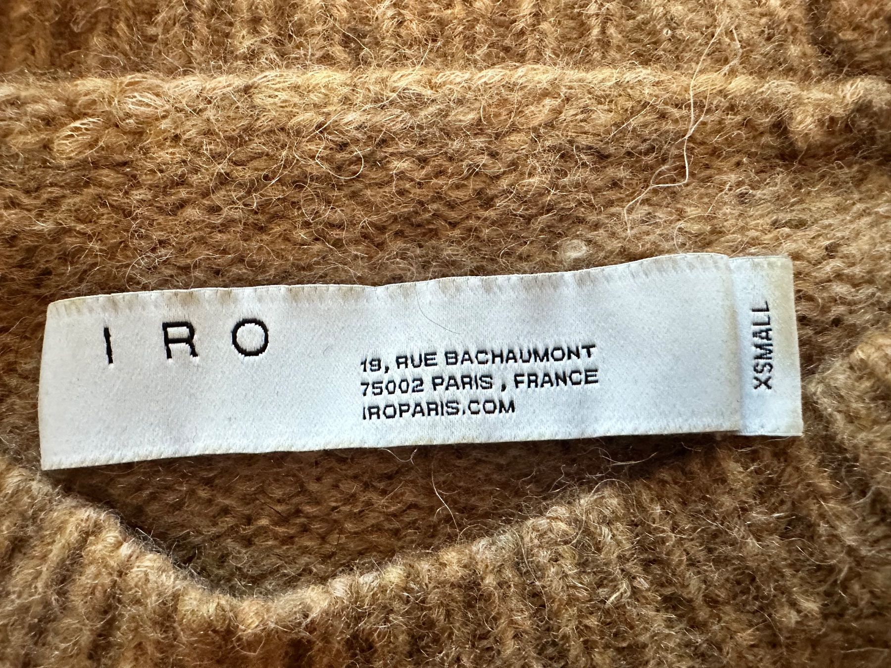 Iro Maglioni & Felpe: Iro Pullover Damen beige mit Schnürung an Ärmeln – Usato da Bülach venduto da Jubet 3