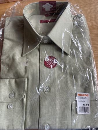 Hemd BEST CHOICE langarm Grösse S 37/38 neu