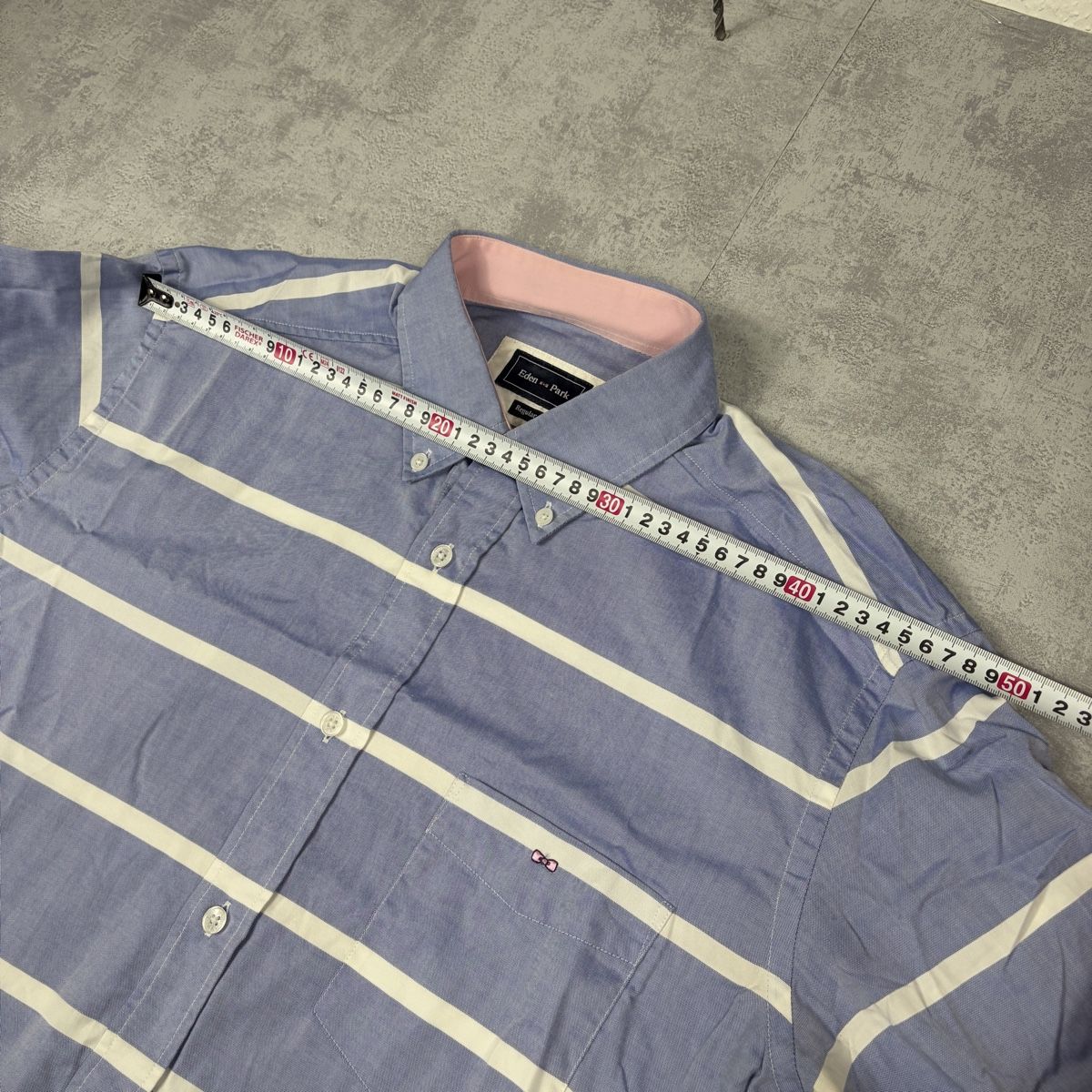 Hemden: Chemise Eden Park rayée bleu et blanche - L Regular – Neu (gemäss Beschreibung) aus Hauterive NE von Leo_o 6