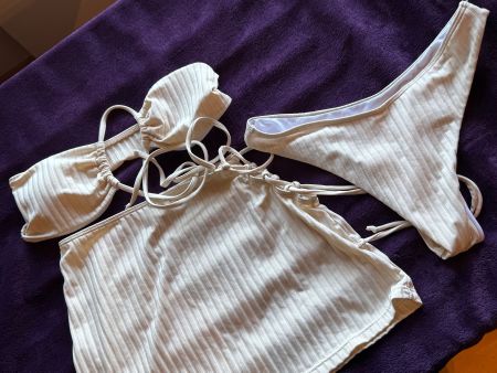 Bikini Set Damen Beige