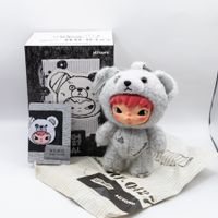 POP MART HIRONO Road Journal Plush Pendant GREY GRAVEL