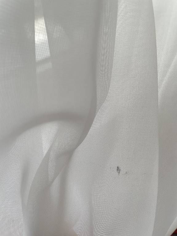 Tende: 1 Paar Vorhänge weiss 100x230cm Polyester durchsichtig – Usato da St. Gallen venduto da K_Blum 2