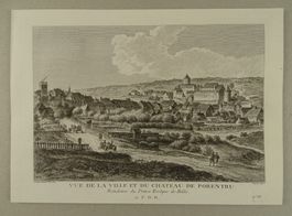 PORRENTRUY, KUPFERSTICH 1780
