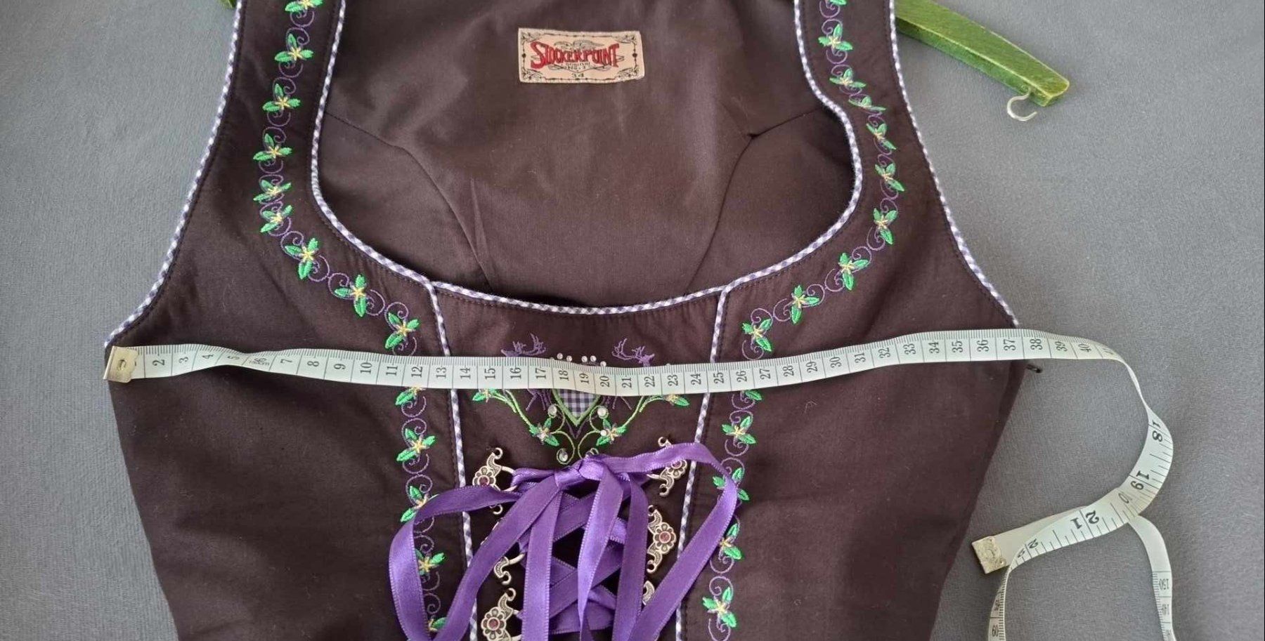 Kleider: Stockerpoint Dirndl braun/violett Gr. XS / 34 – Gebraucht aus Mels von Aloha86 3