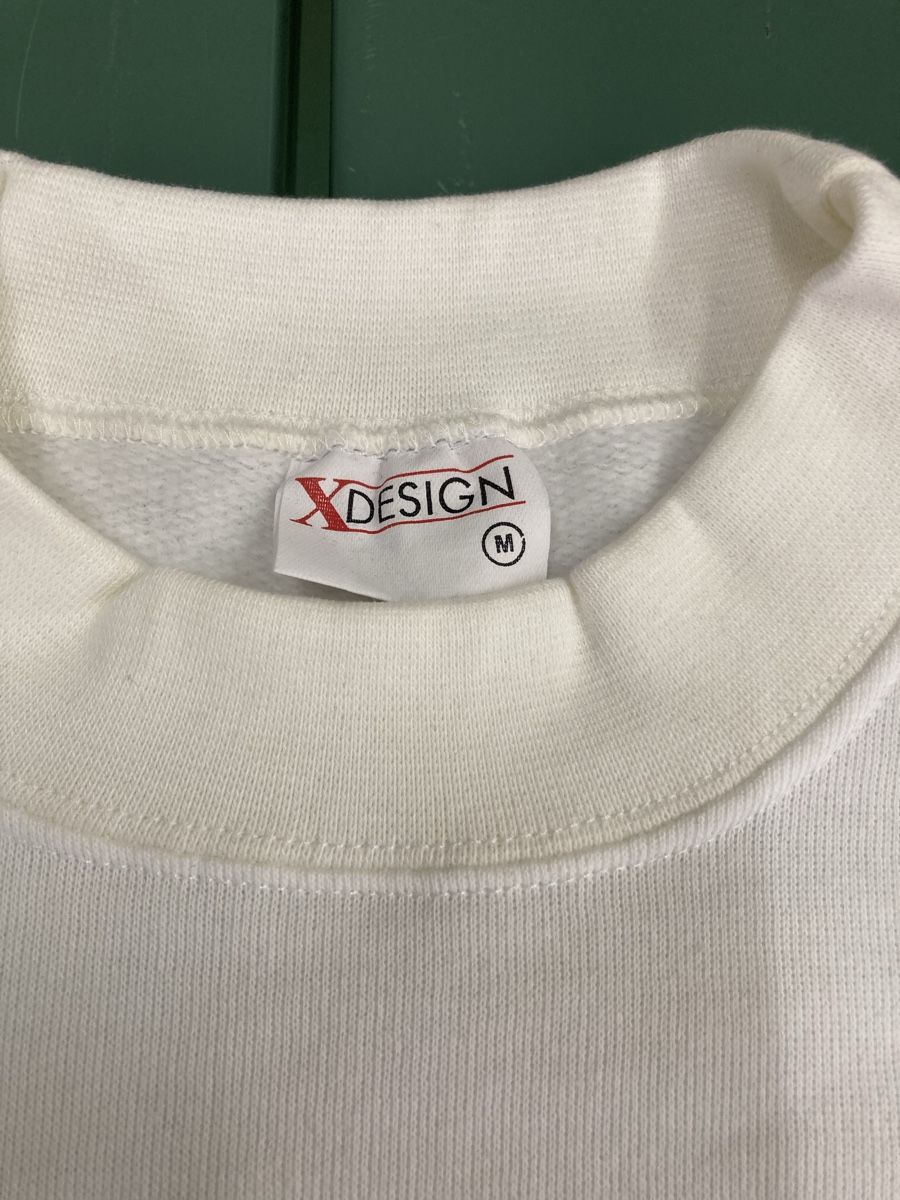 Pullover & Sweatshirts: Pullover X-Design weiss Baumwollmix Grösse M neu – Neu und originalverpackt aus Aarwangen von to-hirschi 1