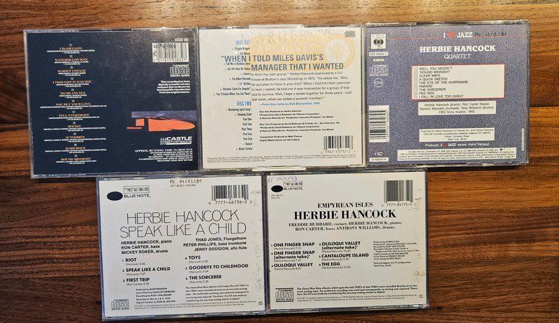 CD: CDs Jazz: 6x Herbie Hancock – Usato da Zürich venduto da phillyboy2007 1
