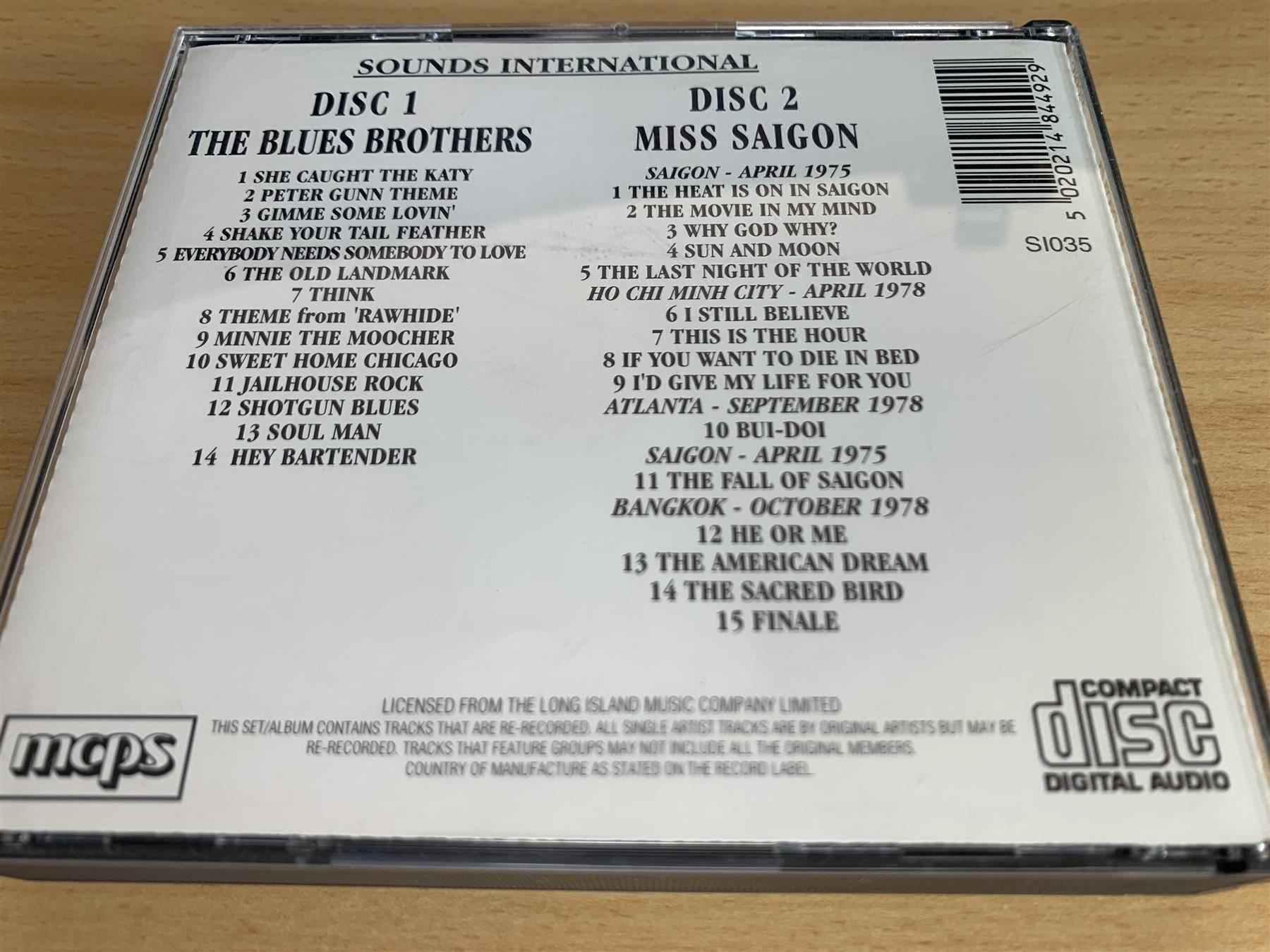 CD: Miss Saigon & The Blues Brothers - 2 CD – Usato da Rikon im Tösstal venduto da Alpenmutz 1