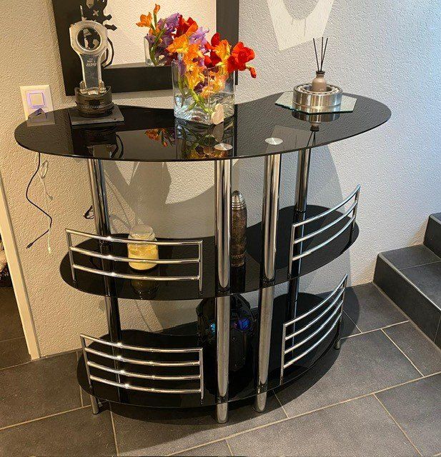 Ladenausstattungen & Messebau: Bar Glas schwarz – Gebraucht aus Wädenswil von HappyCH