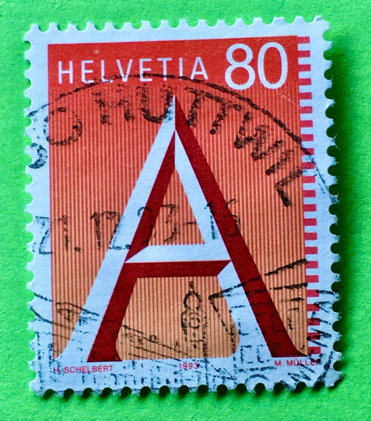 Tutti i francobolli: Nr.838 A-Post Marke Stempel 1993  – Usato da Aarau venduto da Billa007