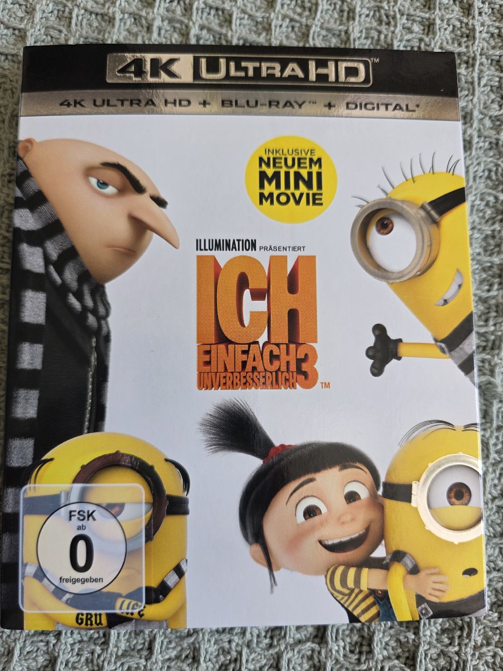 Tutti i DVDs: Ich einfach unverbesserlich 3 - 4K UltraHD + Blu-ray – Usato da Ellikon a d Thur venduto da razzorblog