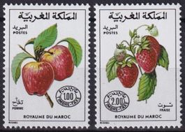 Marokko 1986 Früchte postfrisch