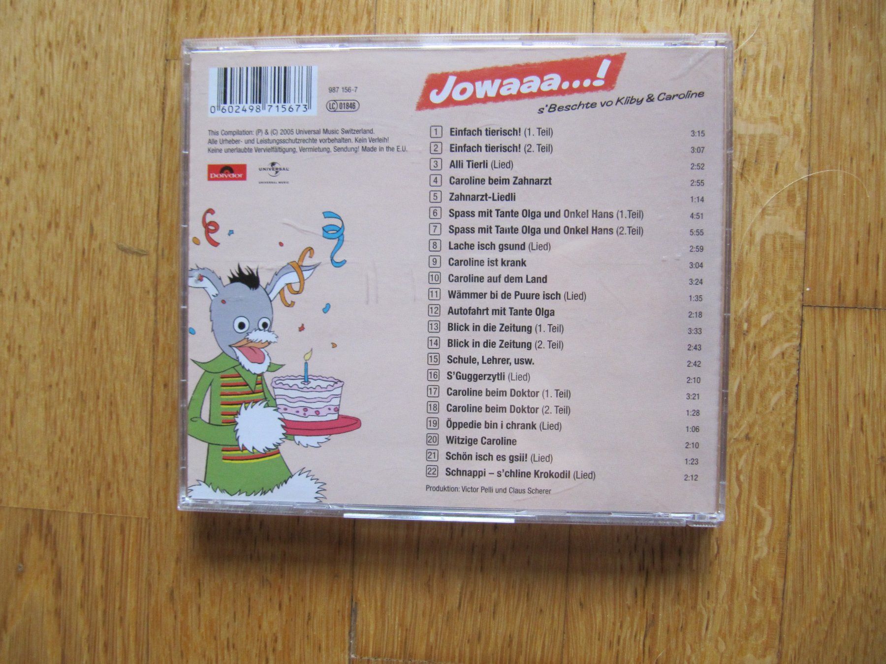 CD: CD: Kliby und Caroline - Comedy – Usato da Würenlos venduto da AustralisZ 2
