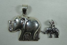 Schmuck Lot Silber Elefanten Anhänger, Neuware