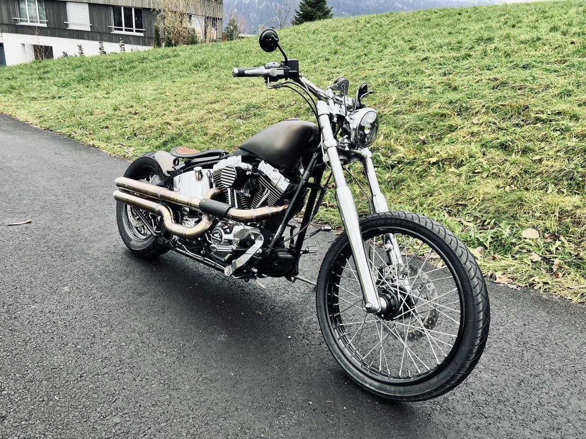 Harley-Davidson Chopper: 2001 Harley Davidson Softail Precision Bobber – Usato da Meggen venduto da PrecisionBobbers 7