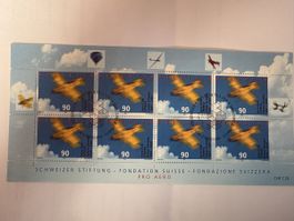 2001 Kleinbogen Znr. 1016 mit Ersttagesentwertung