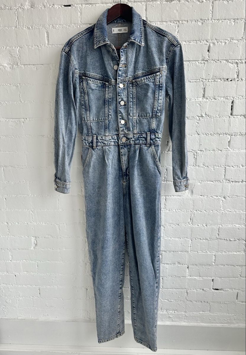 Mango Tute: Denim Jeans-Overall von Mango / Gr. S – Usato da Bern venduto da Fraeuleinhonig
