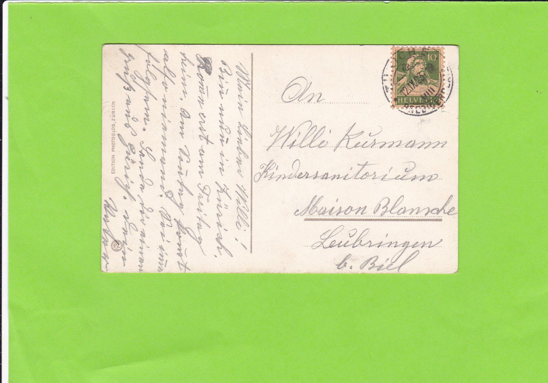 Cartoline postali: Zürich-Alpenquai – Usato da St. Peterzell venduto da neckertal 1
