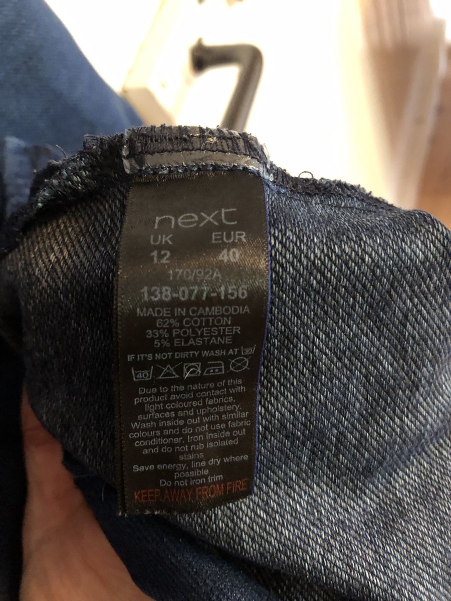 Next Vestiti: Kleid in jeansoptik von NEXT, Grösse 40 – Usato da Schwerzenbach venduto da frauminze 3