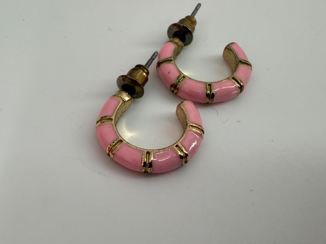 Orecchini pendenti & Orecchini a lobo: Ohrringe/ Creolen rosa/ goldfarben – Usato da Auenstein venduto da moin. 1