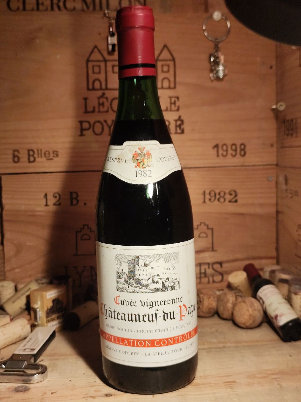 Wein: 2 x 1982 Châteauneuf-du-Pape Reserve Coderey – Neu und originalverpackt aus Büsserach von Vintage-vins 1