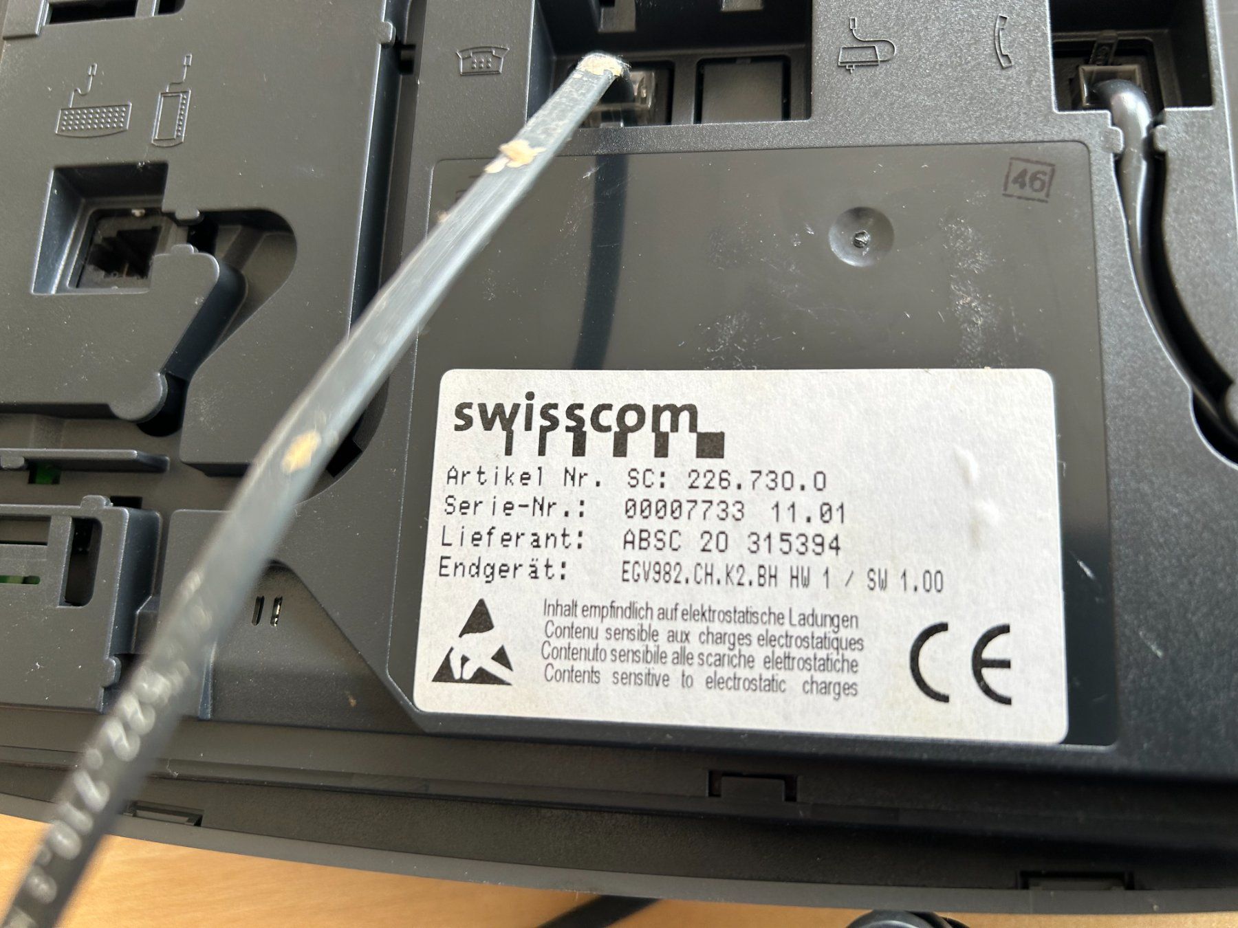 Swisscom Telefoni: Swisscom Office 35 Telefon – Usato da Arbon venduto da pschmid01 2
