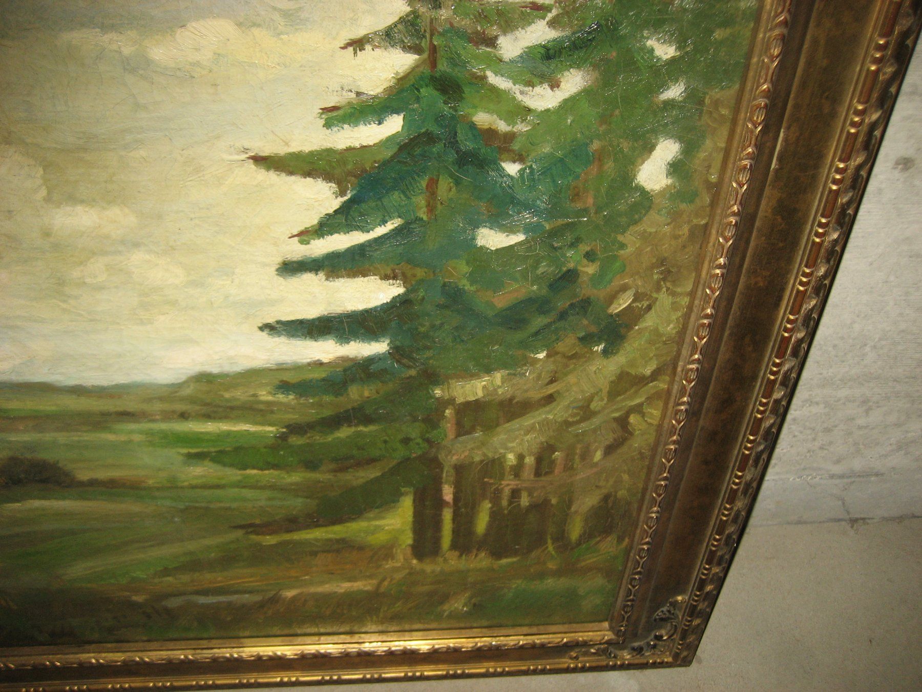 Gemälde: Landschafts-Bild mit Tannen – Neu und originalverpackt aus Urtenen-Schönbühl von Caravaggio5 1