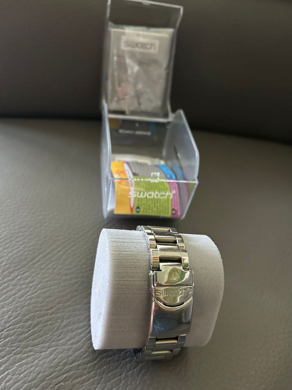 Swatch Uhren: Swatch cinturino in acciaio – Gebraucht aus Melano von H-Sara 1