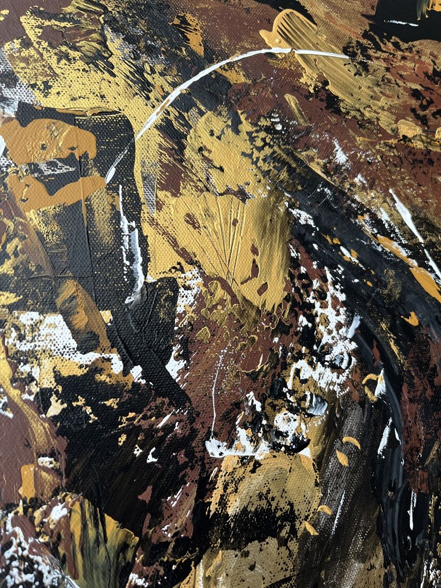 Dipinti: Goldig abstraktes Acrylgemälde 50x60 Einzelstück – Nuovo (secondo la descrizione) da Hochdorf venduto da Jasminurschel 6