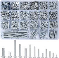 1080 Stk M3 M4 M5 M6 Schraubenset Sechskantmuttern Sortiment