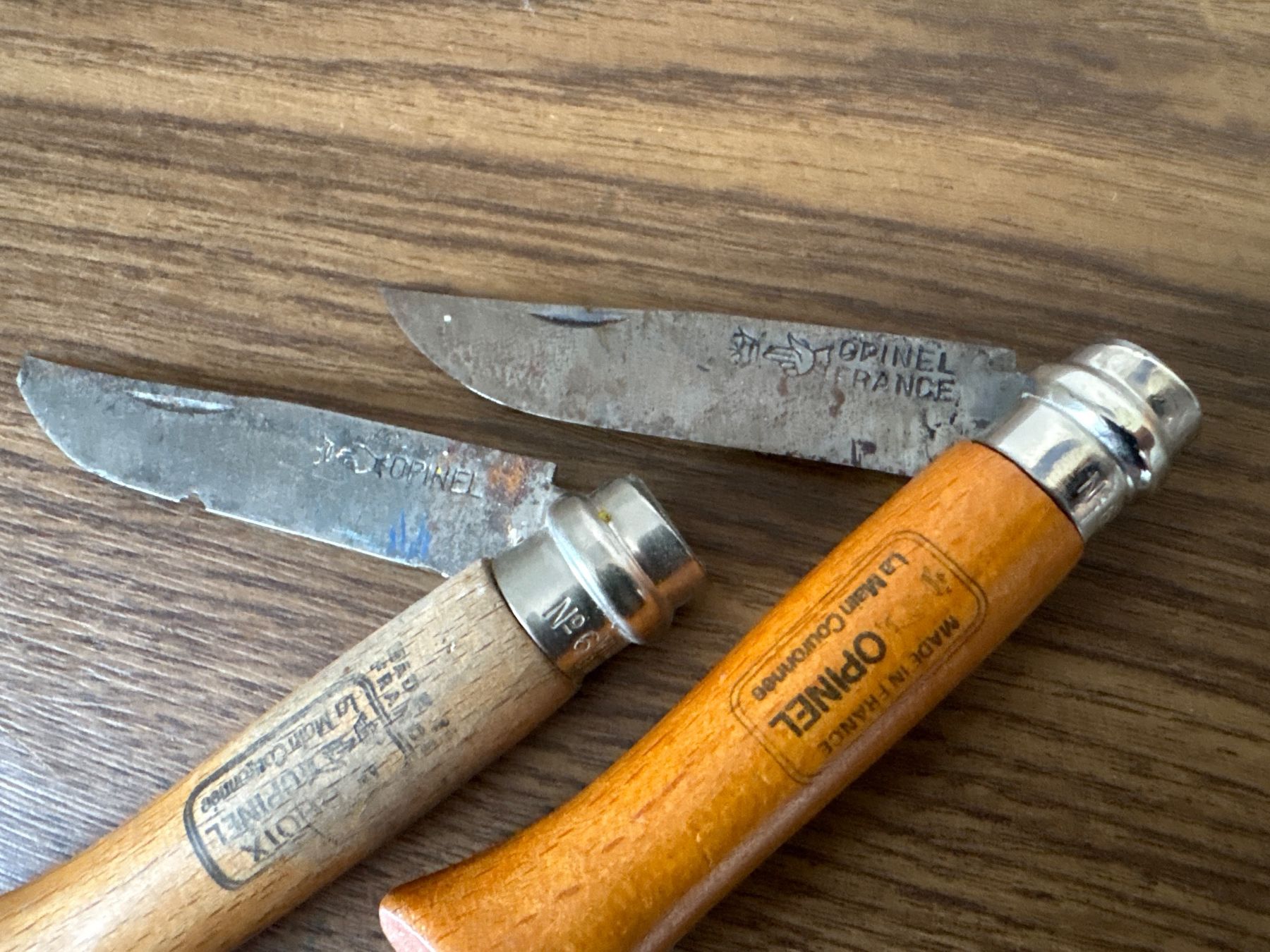 Opinel Coltelli tascabile: OPINEL - Sackmesser - 4 Stück - versch. Längen + Grössen – Usato da Andwil SG venduto da Rainboli 4
