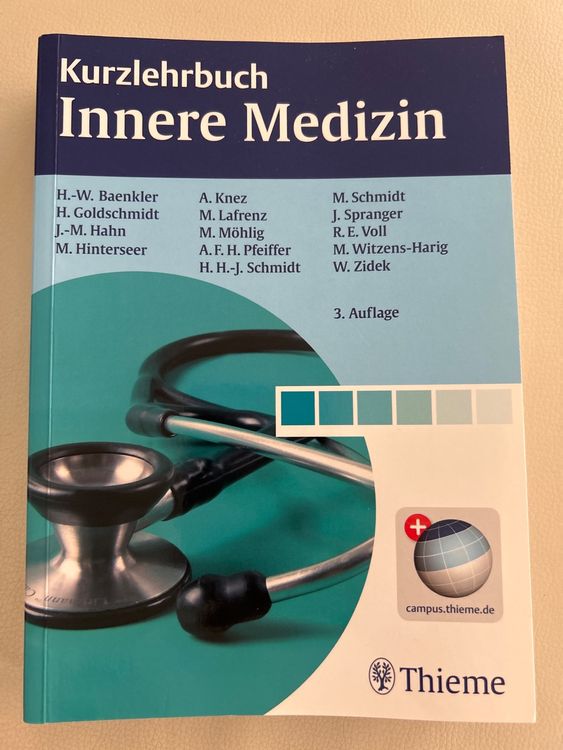 Kurzlehrbuch Innere Medizin 3. Auflage Kaufen auf Ricardo