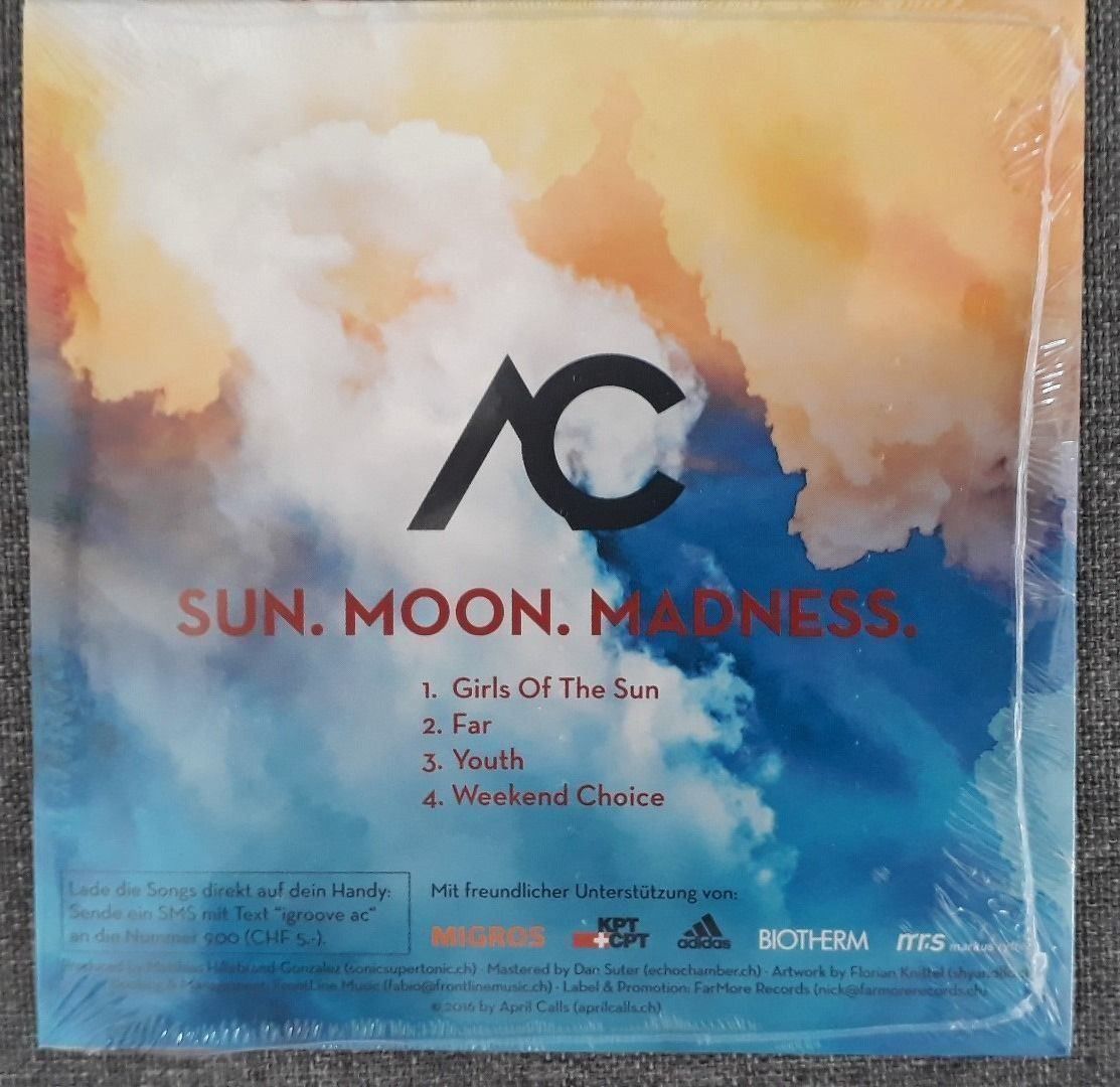 CD: April Calls CD Sun.Moon.Madness – Nuovo e nell'imballaggio originale da Wettingen venduto da Sk8ertomda 1